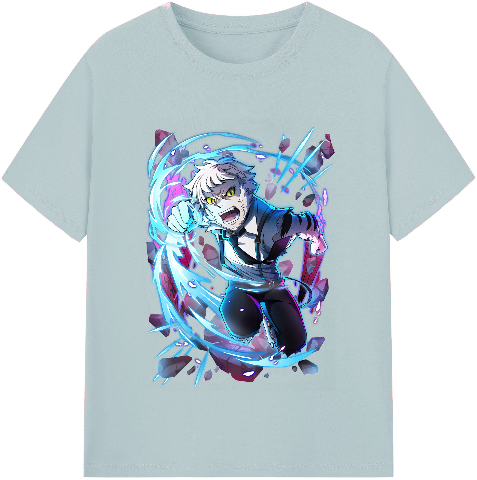 （画像用） 文豪ストレイドッグス Bungo Stray Dogs 綿100％半袖Tシャツ（フロントプリント）